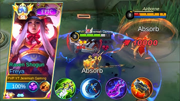 FREYA FULL DAMAGE BUILD IS CHEAT??!!😱 | MUST TRY!!! | FREYA BEST BUILD 2023 | MLBB