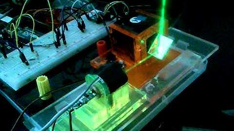 laser harp self calibration mod