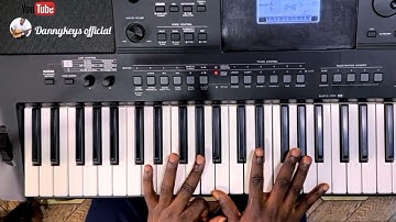 Dannykeys | How to use Both Hands to play This  wow....