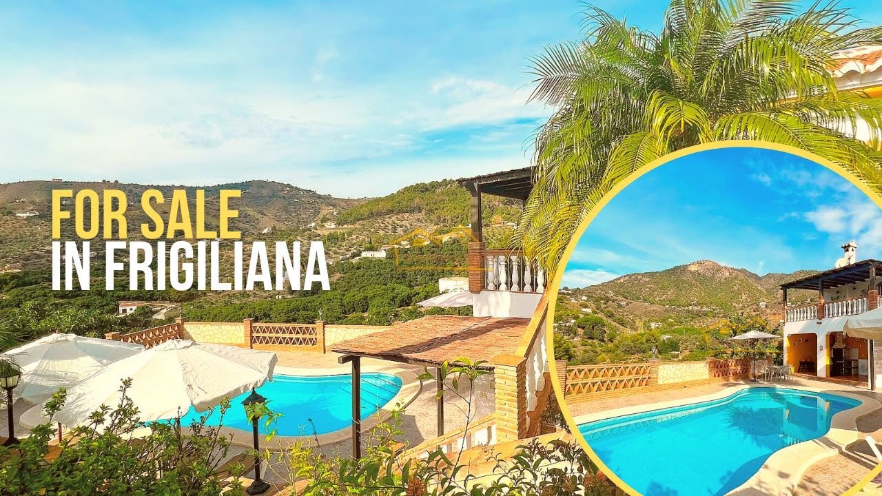 🏡 Villa Conchi Frigiliana (Spain), FOR SALE, your Dream Villa with Swimming Pool and Gardens