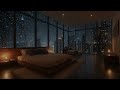 Heavy Rain on Window in a New York Apartment | Deep Sleep Rain Sounds and Peaceful Nights