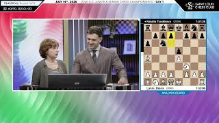 Senior Champ Tsodikova: Defending Title is Harder Than Winning It | R1 #USSeniorsChess