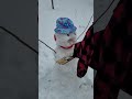 When you find a snowman selling boosted candy #snow #funny #viral