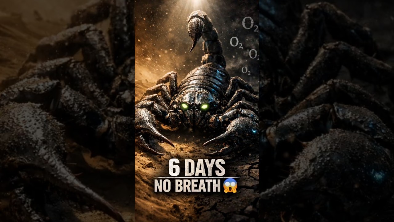 Scorpion Survives 6 Days WITHOUT Breathing! 😱