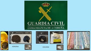 Detidos dous boirenses por tráfico de drogas no marco da operación 'Cigarreira'