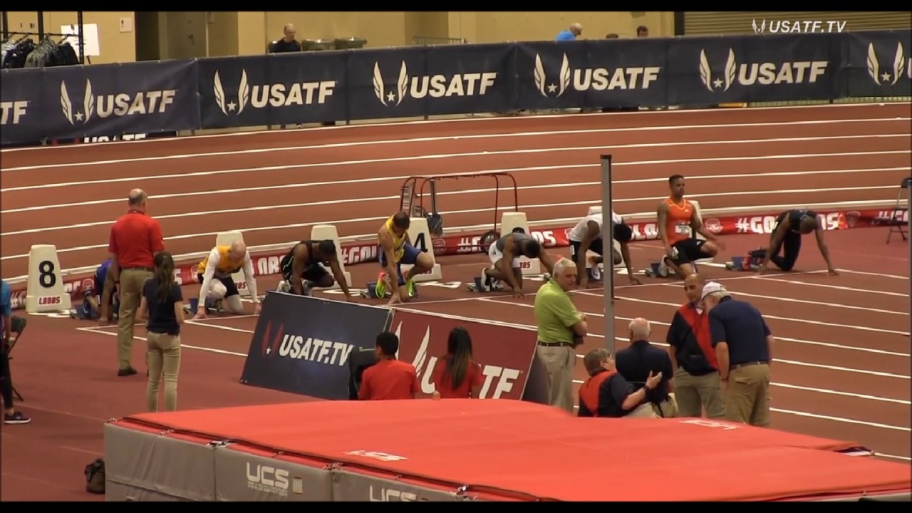 Masters Track Indoor 4044 Sprints YouTube