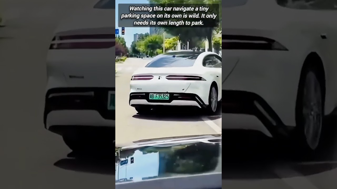 Watch This Sleek Car Park Itself In Small Spots