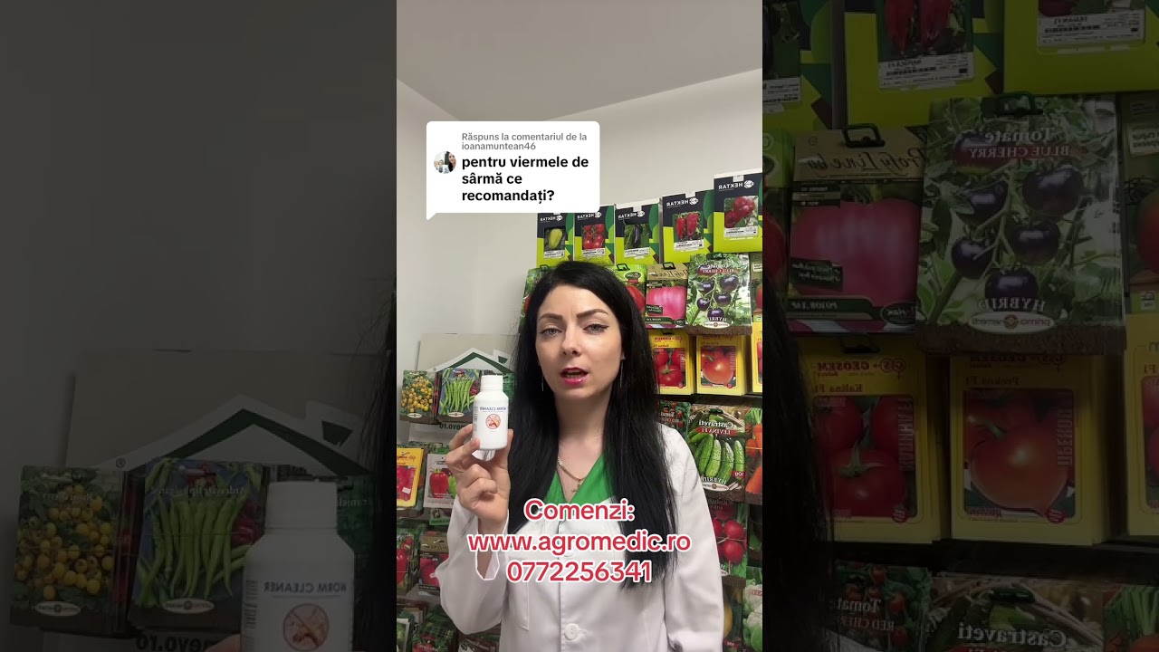 Pentru viermele sârma ce recomandați? 