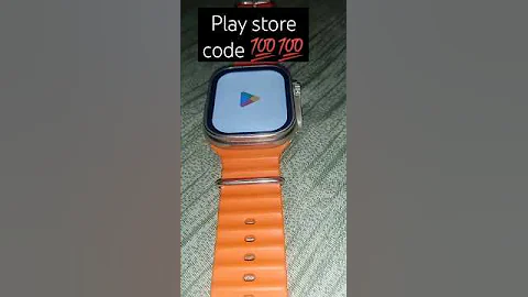 T900/T800 ultra Smartwatch me play store kaise chalayen 🤔play store code in t900/t800 ultra #shorts