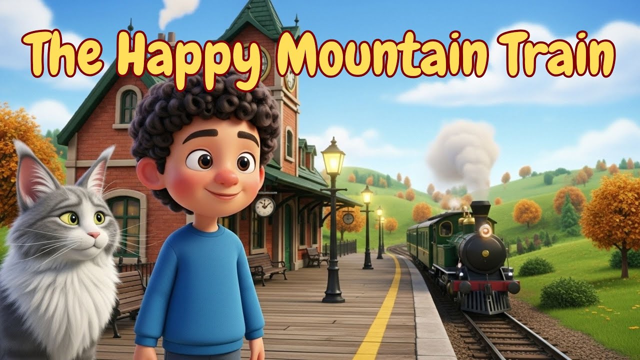 Happy  Mountain Train | Bunny Banana Nursery Rhymes and Kid Songs