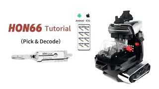 How to Decode Honda HON66 with Lishi and Cut Key with 2M2 Tank 2 Pro- OBDII365