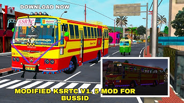 Modified Ksrtc Mod V1.5 Full Detailed Review | Uff 😍😍| Modified Ksrtc mod for bussid | A4 TECH media