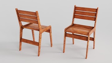 Tutorial : How To Make A Chair In Blender _ Part 1 Modeling _ Blender Tutorial
