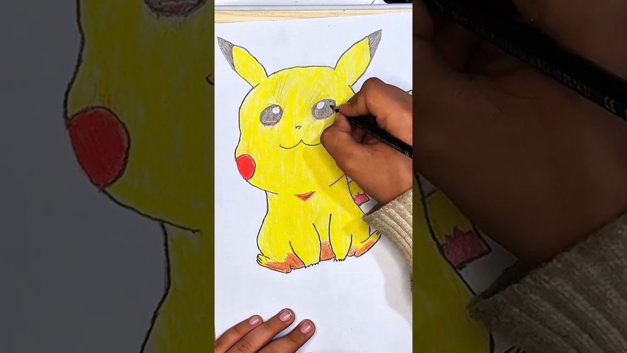 My Cute Pikachu Drawing ⚡💛