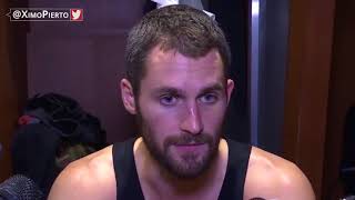 Kevin Love Postgame Interview - Cavaliers vs Pelicans - October 28, 2017 - 2017-18 NBA season
