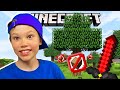 Прохождение Minecraft не ломая дерево Макс