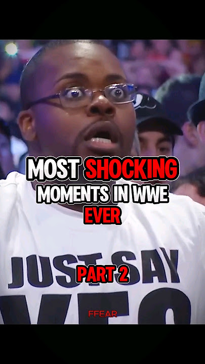 MOST SHOCKING MOMENTS in WWE Ever PART 2 #wwe #wrestling #raw #smackdown