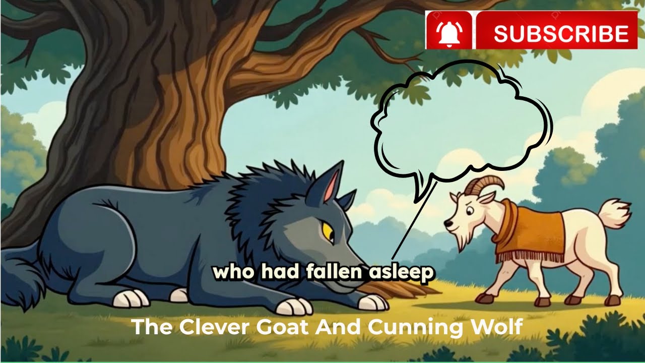 The Clever Goat and The Cunning Wolf-English Story