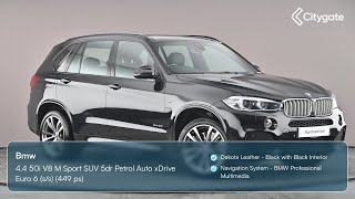 Bmw X5 - 4.4 50i V8 M Sport SUV 5dr Petrol Auto xDrive Euro 6 (s/s) (449 ps) - Citygate SEAT Reading screenshot 5