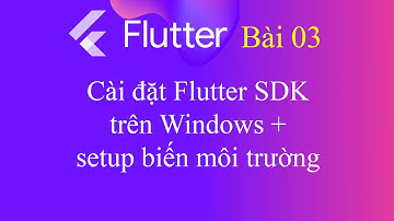 [Tự học Flutter - Bài 3] - Cài đặt Flutter SDK & setup biến môi trường trên Windows