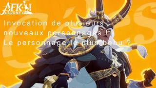 afk Journey- Invocation... Euh bonjour madame ?