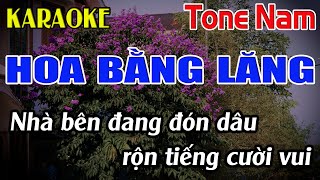 Hoa Bằng Lăng Karaoke Tone Nam Karaoke Đăng Khôi - Beat Mới