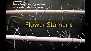 How to Make Flower Stamen By Archana Joshi