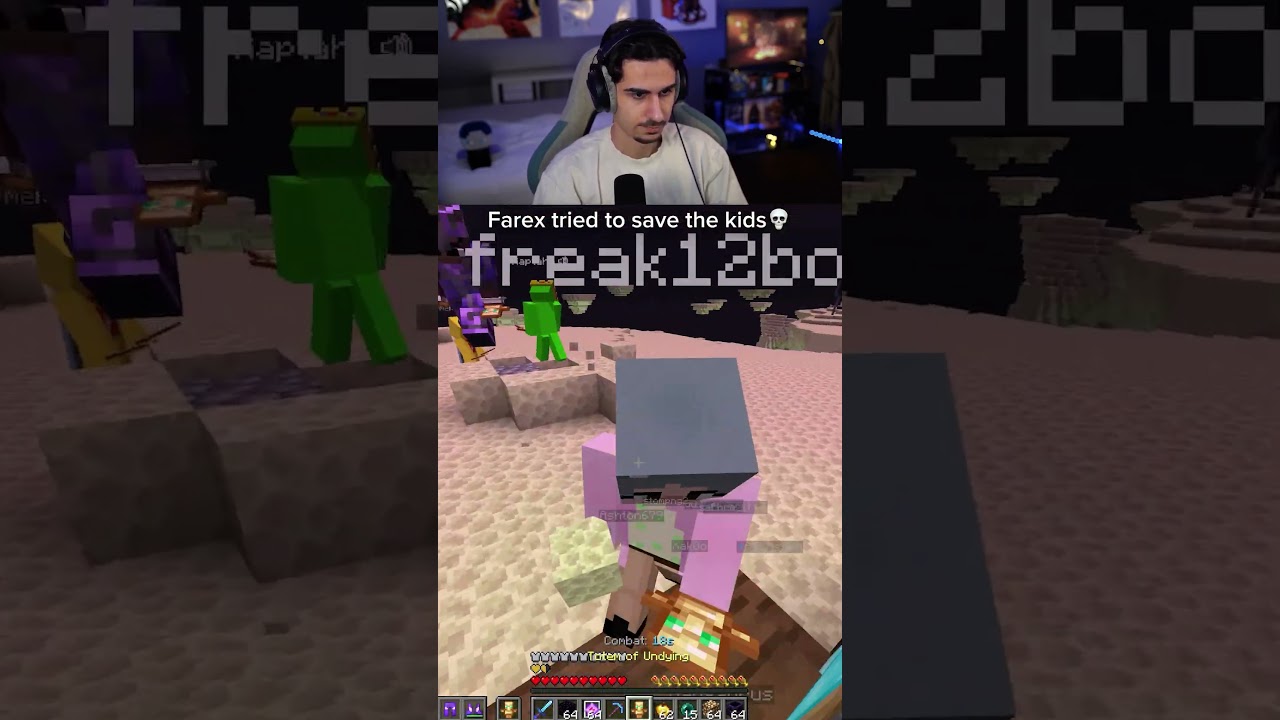 Farex tried to save the kids...