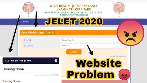 JELET 2020 Online E-Counselling Portal Problem | Some Important Point | Wait Some Time Please  🙏