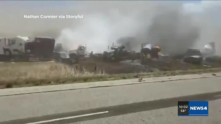 Six dead, more than 30 hospitalized after blowing dust leads to accidents on I-55 in Montgomery C...