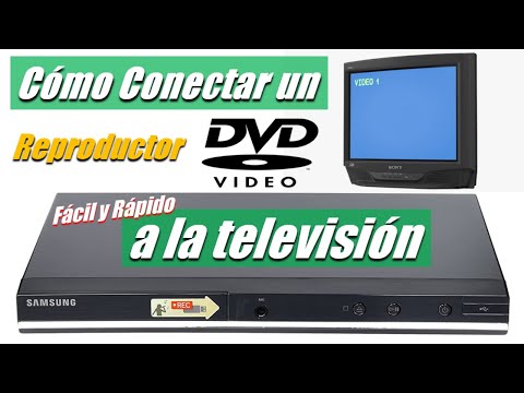 Video: Cómo Conectar Un Reproductor De DVD A Un Televisor Antiguo