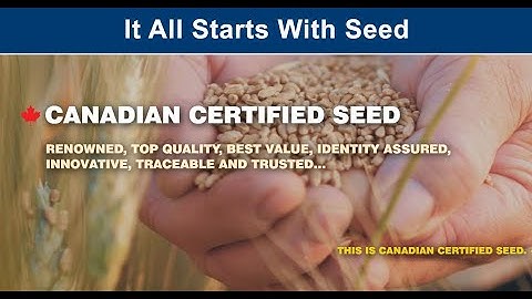 #ChooseCertifiedSeed Campaign Video