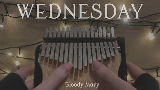 Lady Gaga - Bloody Mary (Wednesday Dance Part) | Kalimba Cover