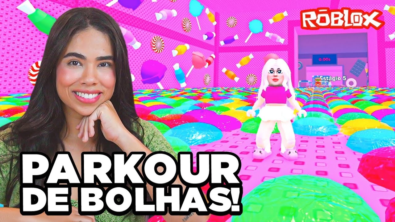SOBREVIVA NESSE PARKOUR DE BOLHAS NO ROBLOX