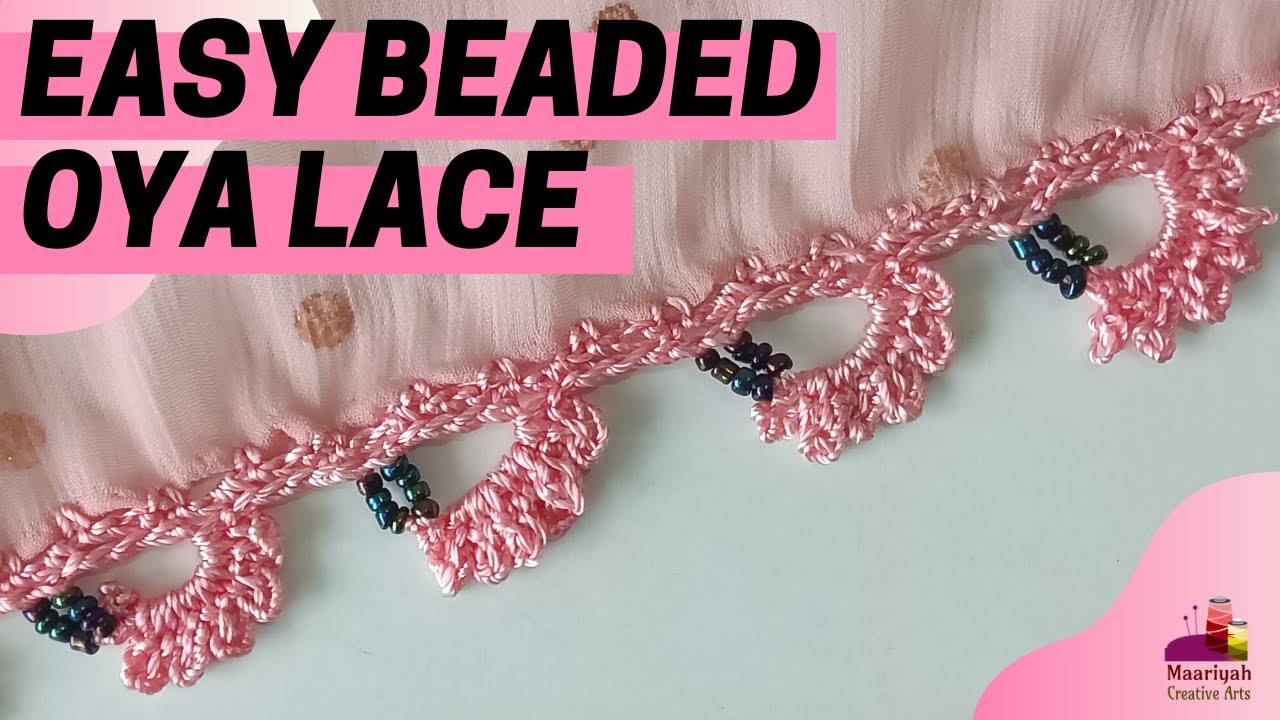 beads lace for dupatta