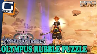 KINGDOM HEARTS 3 - Olympus Rubble Jumping Puzzle Guide
