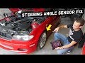 HOW TO KNOW IF STEERING ANGLE SENSOR IS BAD OR NOT CALIBRATED. BRAKE TRACTION CONTROL LIGHT ON