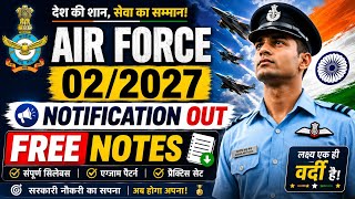 Air Force New Vacancy 02/2027 🔥 | Official Notification Out | Free Notes PDF
