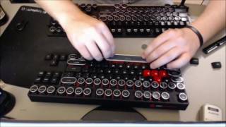 Affordable Massdrop Cherry MX TYPEWRITER KEYCAPS!!!!