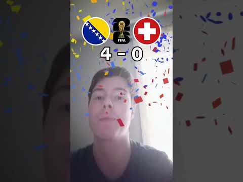KO POBEĐUJE VEČERAS?!!! #Shorts #bosnia #switzerland