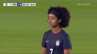 Lily Yohannes USWNT 2025 Compilation Highlights