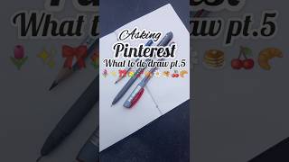 🌷🍂🎀✨Asking Pinterest what to draw// #pinterest #diy#pinterestaesthetic #artist#shorts#pinterestindia