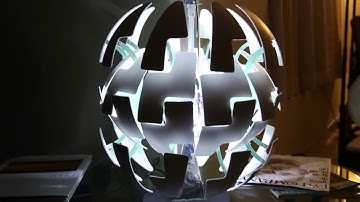 IKEA PS 2014 exploding Death Star lamp motion activated