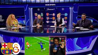 Barcelona vs Galatasaray 4-1 Lamine Yamal Interview with Thierry Henry, Jamie Carragher & Micah🔥