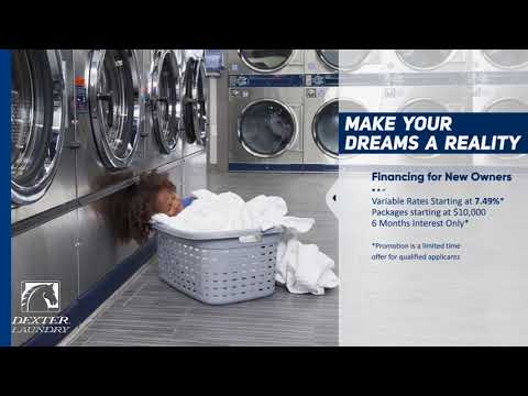 Loans to start a laundromat or upgrade existing laundromat equipment - video from AAdvantage Laundry
