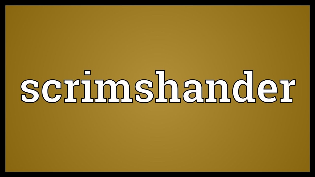 Scrimshander Meaning