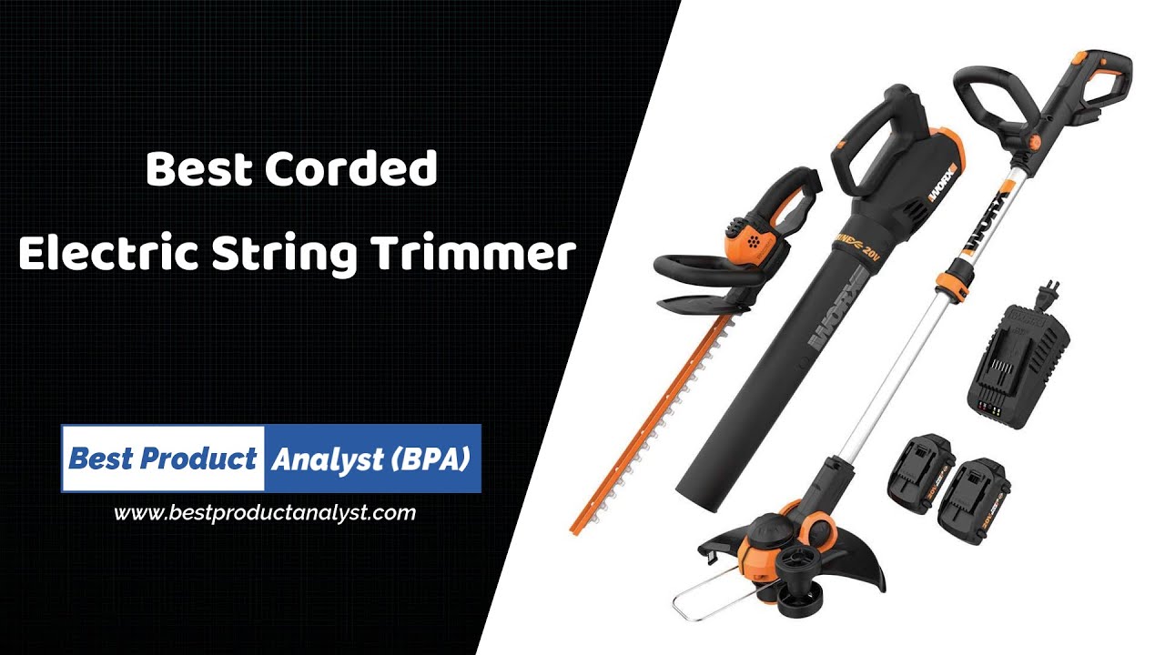 Best Corded Electric String Trimmer - Top 5 Reviews in 2021 - YouTube