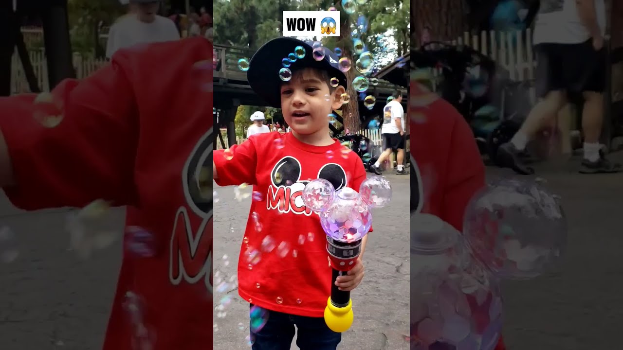 NEW Disney Mickey Mouse Bubble Wand?! 