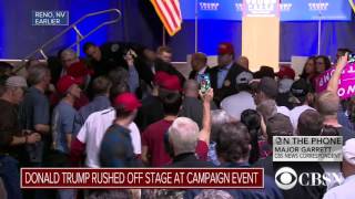 Security scare during Donald Trump campaign event
