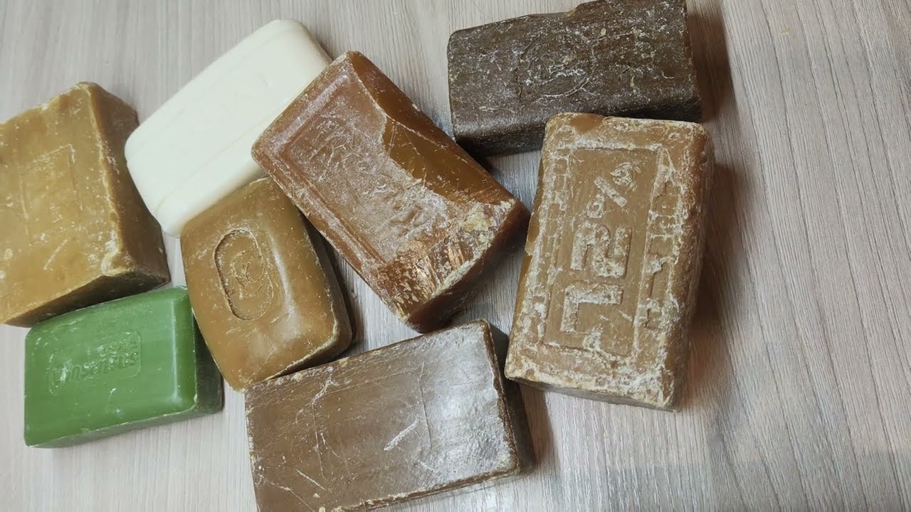 ASMR SOAP/ SOAP CUTTING 💚🤎🤎🤎🤍